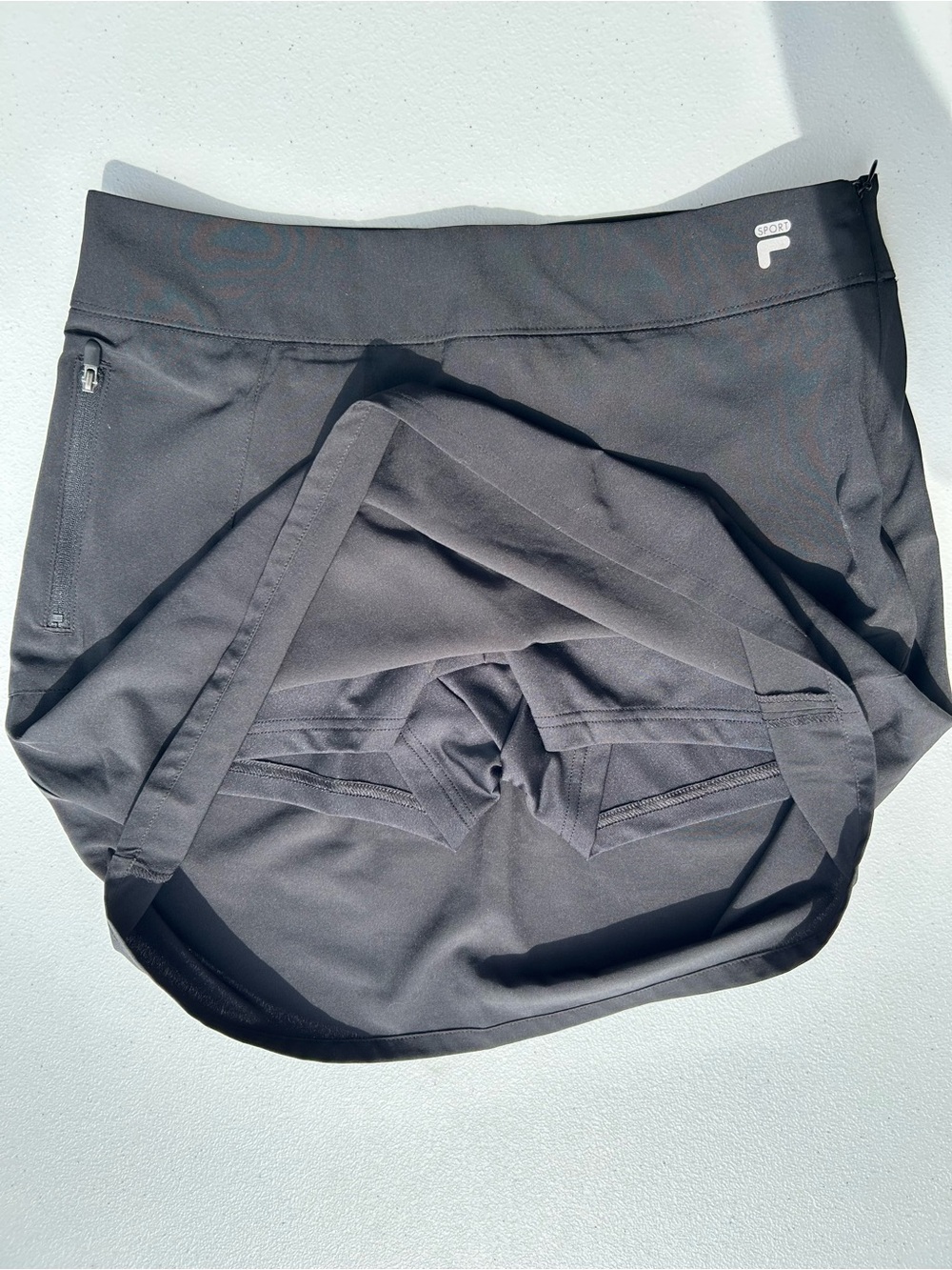 Fila Sport Black Athletic Skort Tennis Golf Skirt Size S - Picture 7 of 10